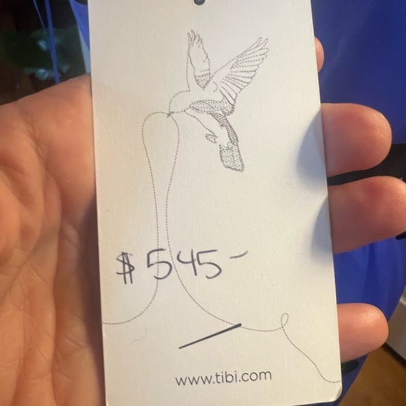 TIBI ladies NWT 100% silk one shoulder dress. Size 4. Zipper on side gor… - Picture 14 of 16